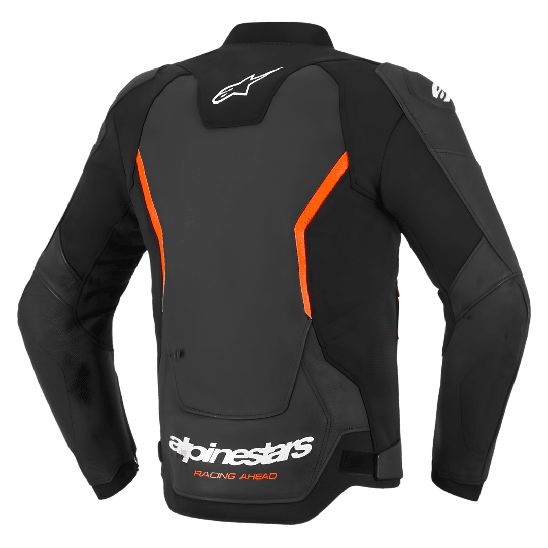 Chaqueta ALPINESTARS GP Force V2 Leather Airflow Black / Yellow Fluo