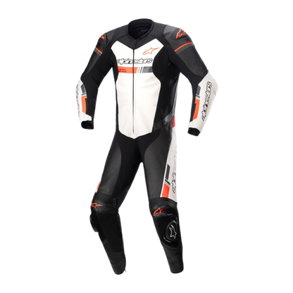 Traje / Mono ALPINESTARS GP Force V2 Chaser Professional Black / White / Red Fluo