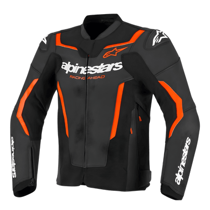 Chaqueta ALPINESTARS GP Force V2 Leather Airflow Black / Yellow Fluo
